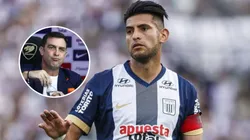 Carlos Zambrano y Pablo Guede de Alianza Lima.