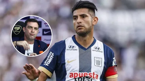 Carlos Zambrano y Pablo Guede de Alianza Lima.