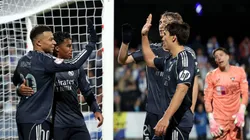 Jugadores de Real Madrid celebrando.