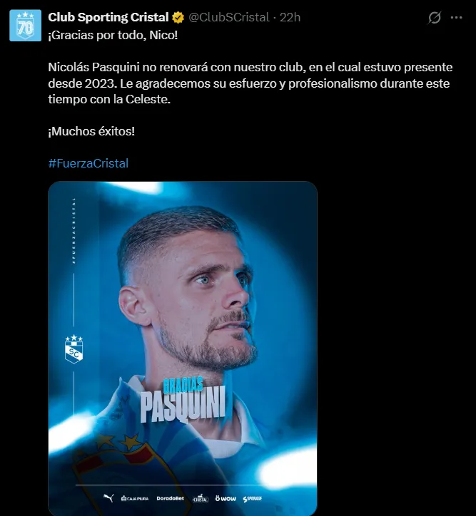 Fuente: @ClubSCristal