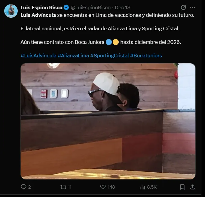 Fuente: @LuiEspinoRisco