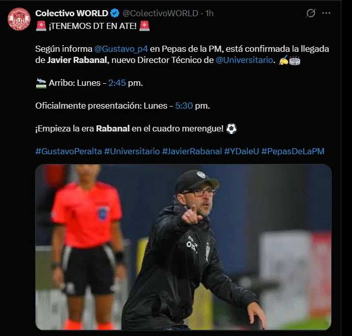 Fuente: @ColectivoWORLD