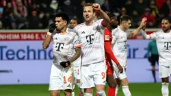 El festejo con dedicatoria de Luis Díaz, junto a Harry Kane.