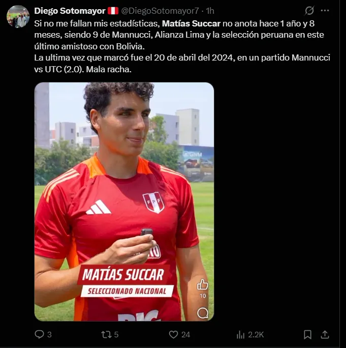 Fuente: @DiegoSotomayor7