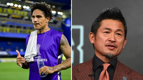 Paolo Guerrero y Kazuyoshi Miura.
