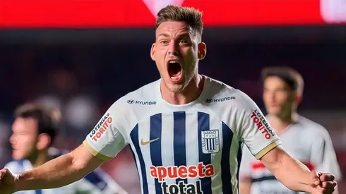 Federico Girotti con camiseta de Alianza Lima.
