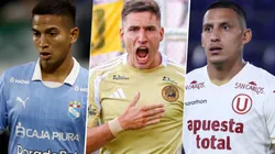 Martín Távara, Facundo Callejo y Álex Valera, candidatos a Mejor Jugador del Año en la Liga 1.