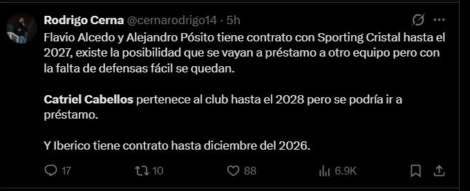 Fuente: @cernarodrigo14