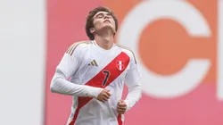 Juan Pablo Goicochea con camiseta de Perú.