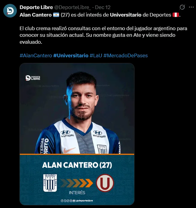 Fuente: @DeporteLibre_