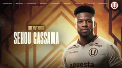 Sekou Gassama nuevo delantero de Universitario.