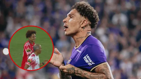 Paolo Guerrero sorprendió al lucir camiseta de equipo brasileño.