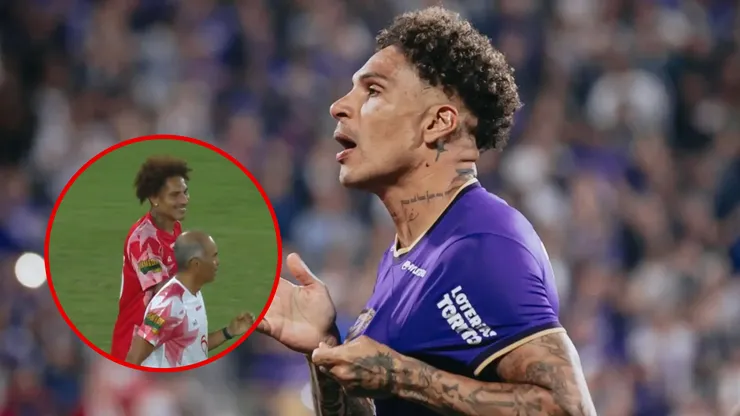 Paolo Guerrero sorprendió al lucir camiseta de equipo brasileño.