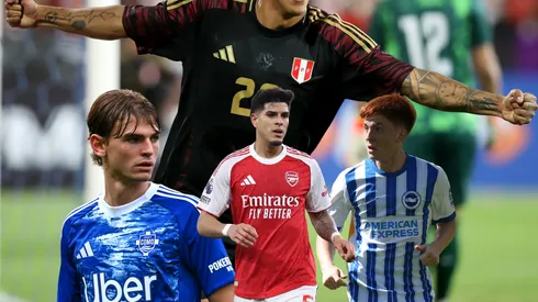 Nico Paz, Piero Hincapié y Valentín Barco.