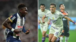 Eryc Castillo y Martín Pérez Guedes celebrando.