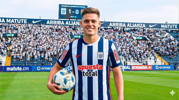 Federico Girotti en Alianza Lima (Gemini IA).