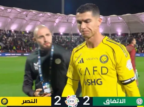 Pese al gol 957 de Cristiano Ronaldo, Al Ettifaq le sacó el invicto de victorias a Al Nassr