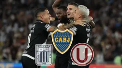 Jugadores de Vasco Da Gama celebrando.