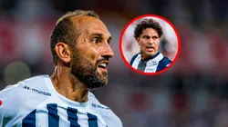 Hernán Barcos y Paolo Guerrero.