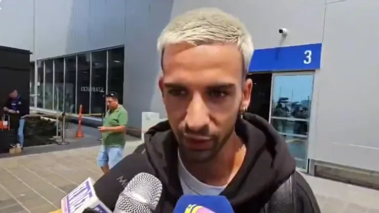 Mateo Antoni en conversaciones con la prensa.