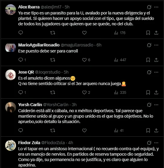 Hinchas en contra de Aamet Calderón (Foto: X).