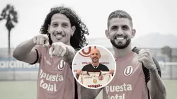 Williams Riveros, Matías Di Benedetto y Javier Rabanal.