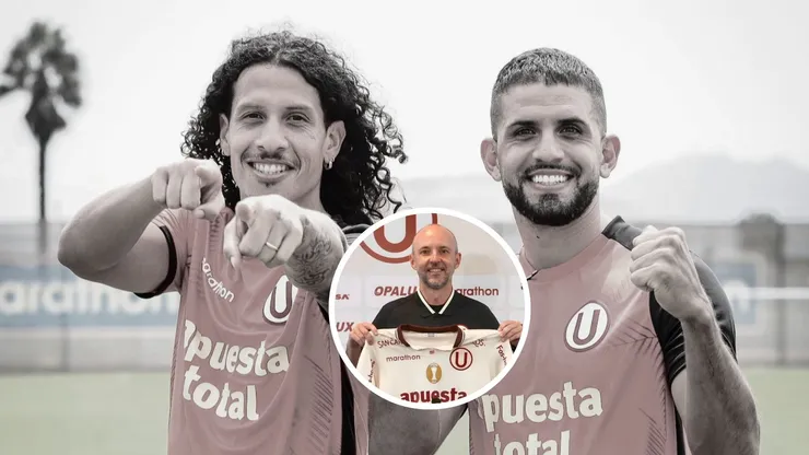 Williams Riveros, Matías Di Benedetto y Javier Rabanal.
