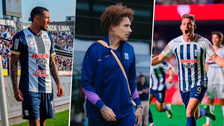 Sergio Peña, Paolo Guerrero y Federico Girotti tienen sus dorsales en Alianza Lima.
