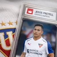 Con la música de Néctar: Jesús Pretell es presentado como nuevo jugador de LDU de Quito