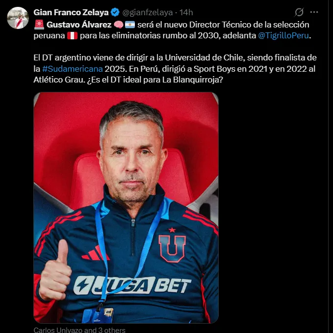 Fuente: @gianfzelaya