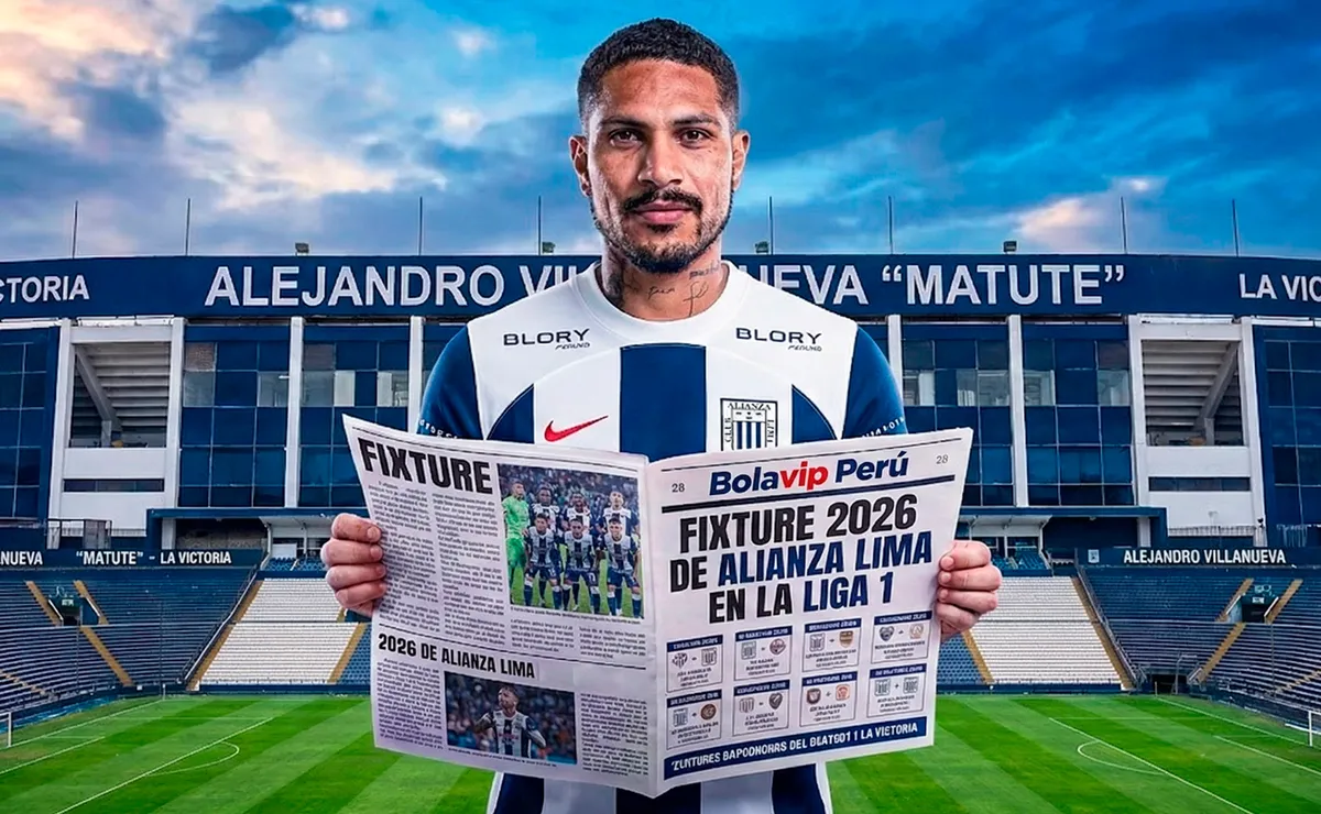 El fixture oficial de Alianza Lima para la Liga 1 temporada 2026: sus ...
