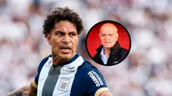 Paolo Guerrero y el Presidente de Independiente.