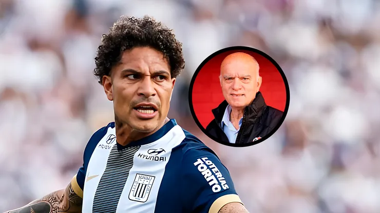 Paolo Guerrero y el Presidente de Independiente.
