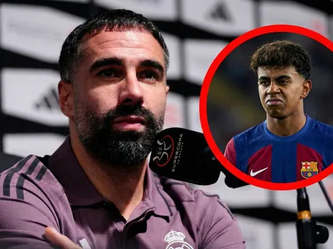 Dani Carvajal, capitán del Real Madrid, sentenció a Lamine Yamal