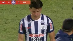 Fernando Gaibor se retiró a los 15 minutos de juego.