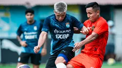 Catriel Cabellos ante Deportivo Moquegua.