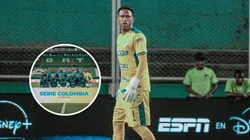 Pedro Gallese con camiseta de Deportivo Cali.