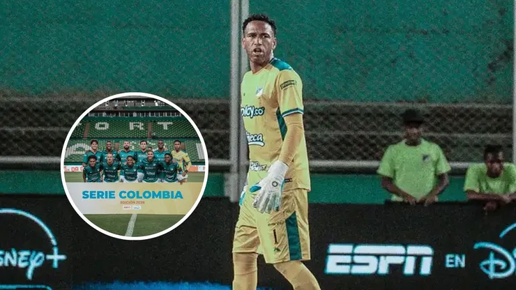 Pedro Gallese con camiseta de Deportivo Cali.