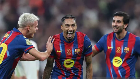 FC Barcelona celebrando.
