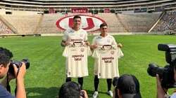 Presentación de dos jugadores en Universitario.