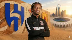 André Carrillo disfruta de Corinthians tras su etapa en Arabia Saudita.
