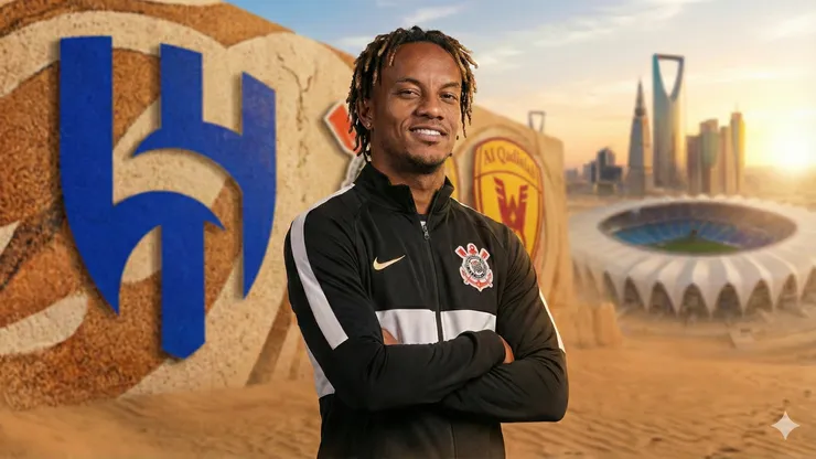 André Carrillo disfruta de Corinthians tras su etapa en Arabia Saudita.
