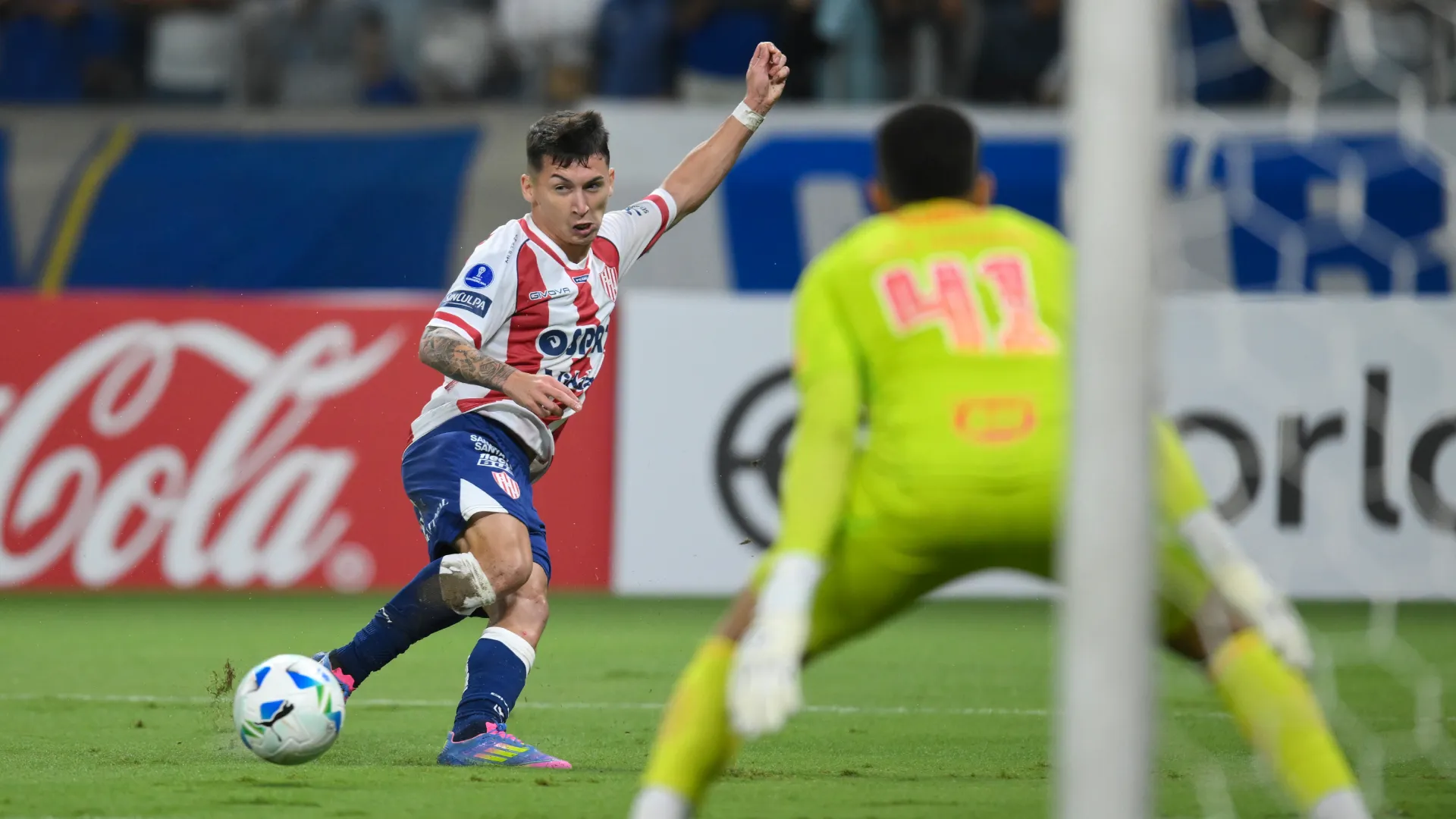 Mateo del Blanco, destacado lateral izquierdo de Unión (Getty Images).