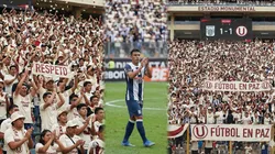 Jugador de Alianza Lima es aplaudido por hinchas de Universitario.
