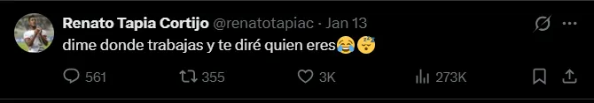 Fuente: @renatotapiac