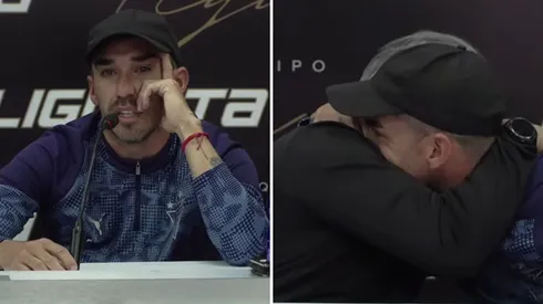 Lisandro Alzugaray rompió en llanto tras despedirse de LDU.
