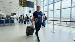 Fernando Pacheco en el aeropuerto.