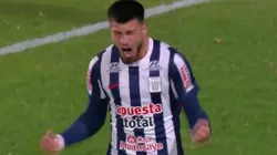 Alan Cantero y un gran grito de gol para el 3-2 de Alianza Lima.