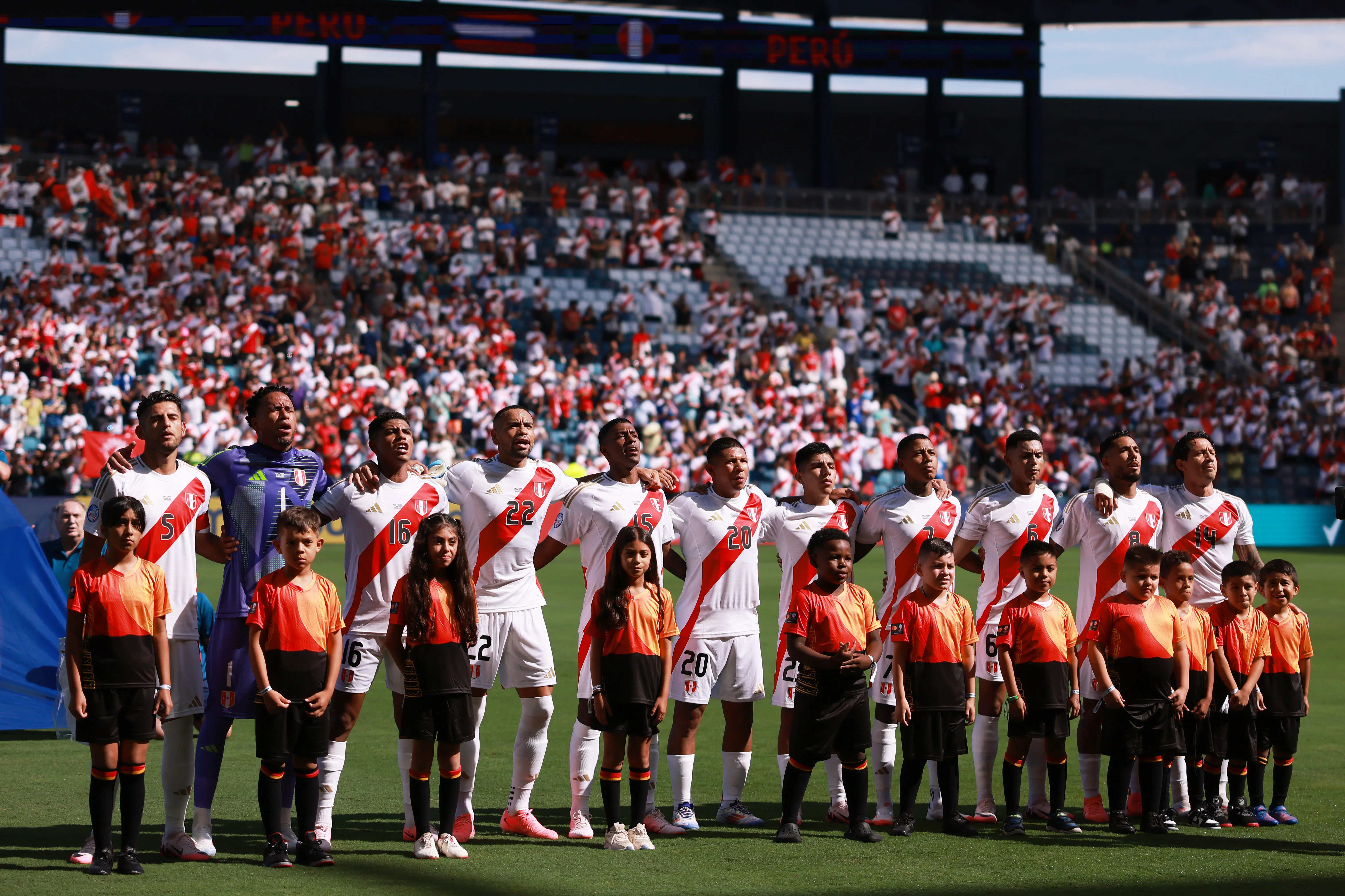 La Selección Peru en la CONMEBOL Copa America 2024 contra Canada. (Photo by Hector Vivas/Getty Images)