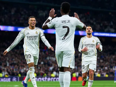 Real Madrid goleó 6-1 al Mónaco en Champions League: Vinicius Jr. y Kylian Mbappé figuras